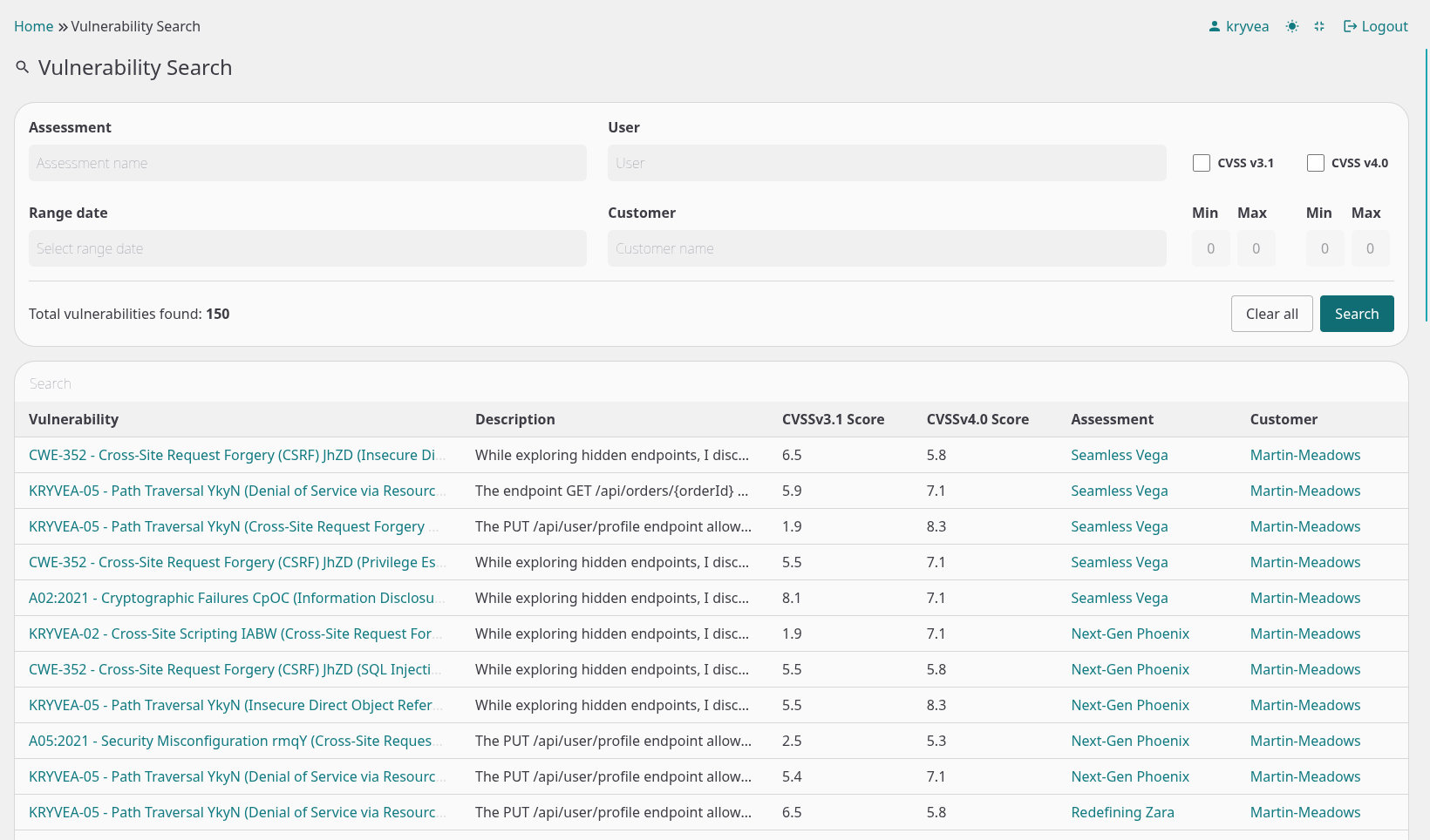 Vulnerability Search